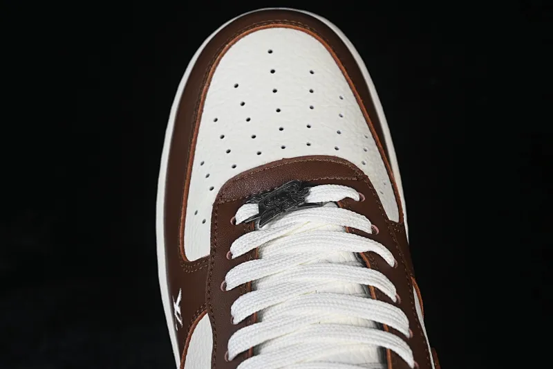 All categories Nk Air Force 1 Air Force series Nk Air Force 1 Low Air Force low-top Nike Air Force 1'07 Low Year of the Horse limited brown rhyme milky white Air Force 1 low-top casual sneakers XY9025-008